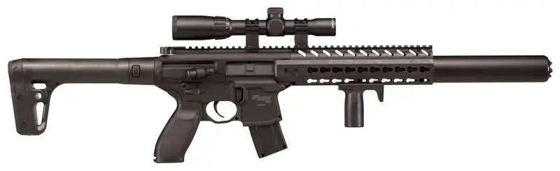 SIG SAUER AIRGUN MCX AIR 177 CAL 88GR CO2 30RD BLACK AIR SCOPE 14X24WR
