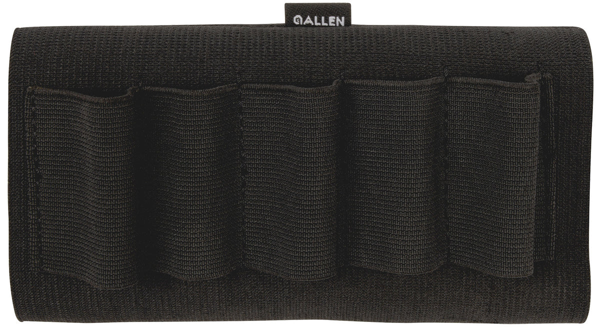 Allen 205 Shotgun Shell Holder Black Elastic 5rd Shotgun Buttstock Mount
