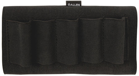 Allen 205 Shotgun Shell Holder Black Elastic 5rd Shotgun Buttstock Mount