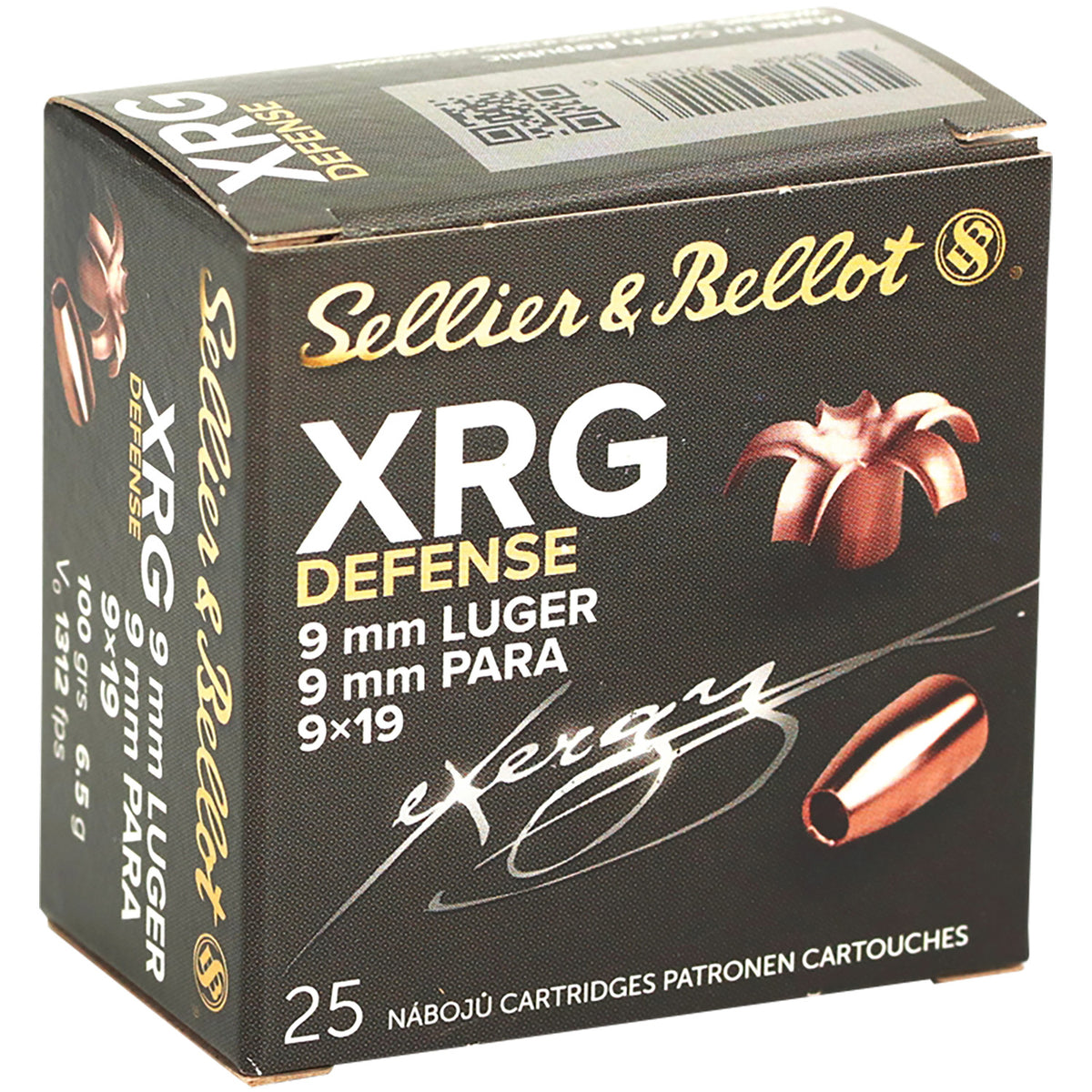 Sellier & Bellot 9mm Luger XRG-D 100gr SCHP Ammo