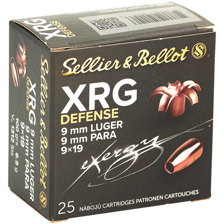 Sellier & Bellot 9mm Luger XRG-D 100gr SCHP Ammo