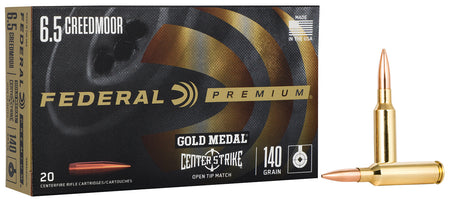 Federal 6.5 Creedmoor Gold Medal 140gr OTM Ammo