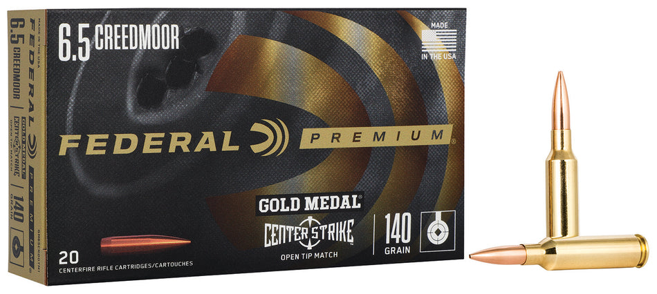 Federal 6.5 Creedmoor Gold Medal 140gr OTM Ammo
