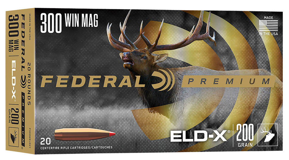 Federal .300 Winchester Mag 200gr ELD-X Ammo