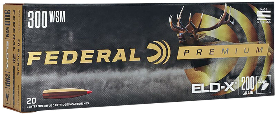 Federal .300 WSM Premium Extremely Low Drag eXpanding 200gr PolyTip Ammo
