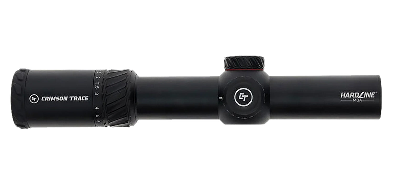 Crimson Trace 013002299 Hardline Black Anodized 1-6x 24mm 34mm Tube Illuminated CT TR1-MIL Reticle