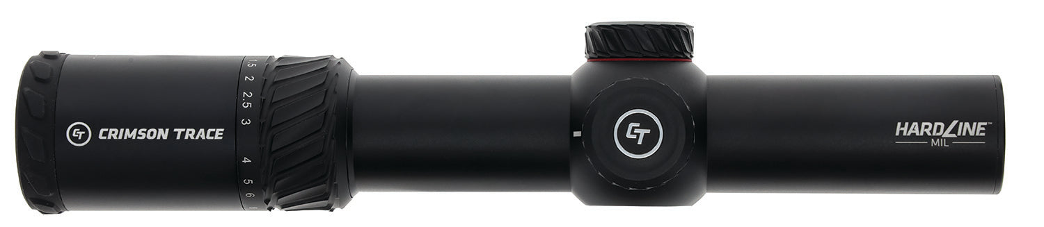 Crimson Trace 013002301 Hardline Black Anodized 1-10x 28mm 34mm Tube Illuminated CT TR1-MIL Reticle
