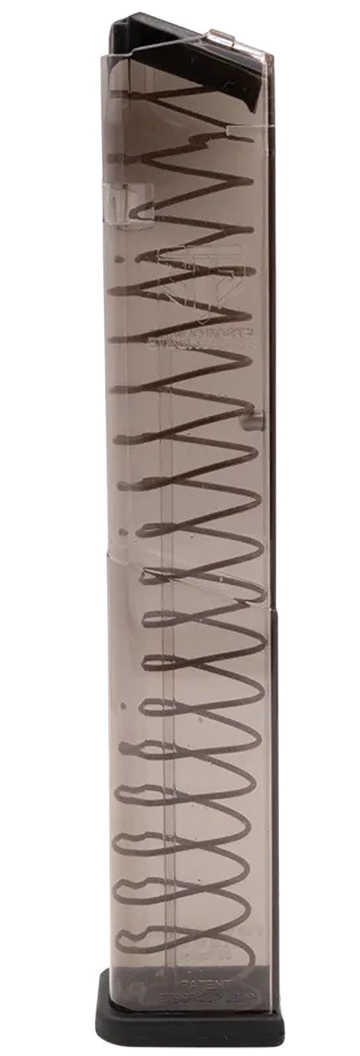 ETS Group SMKGLK2030 Pistol Mags 30rd Extended 10mm Auto Compatible w/Glock 20/29/40 Smoke Polymer