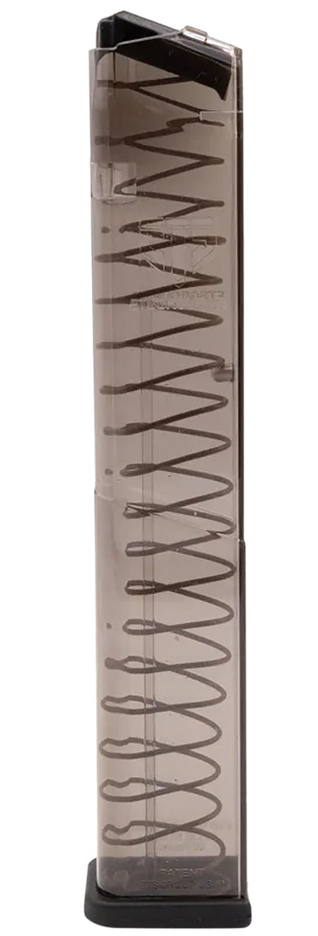 ETS Group SMKGLK2030 Pistol Mags 30rd Extended 10mm Auto Compatible w/Glock 20/29/40 Smoke Polymer