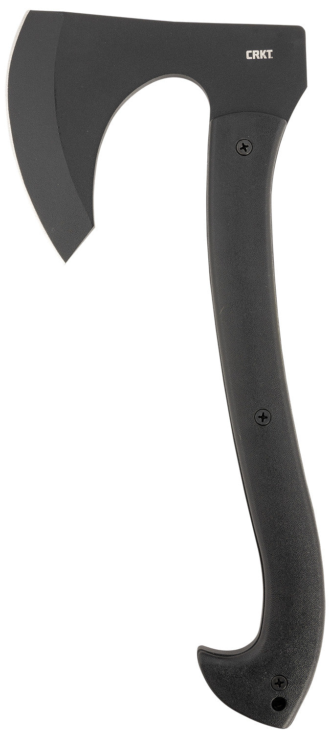 CRKT 2917 Skeggox 4.83" Plain Axe w/Beard, SK-5 Steel Blade, Black Contoured GRN Handle, 12.94" OAL