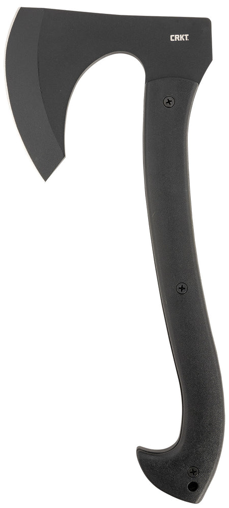 CRKT 2917 Skeggox 4.83" Plain Axe w/Beard, SK-5 Steel Blade, Black Contoured GRN Handle, 12.94" OAL