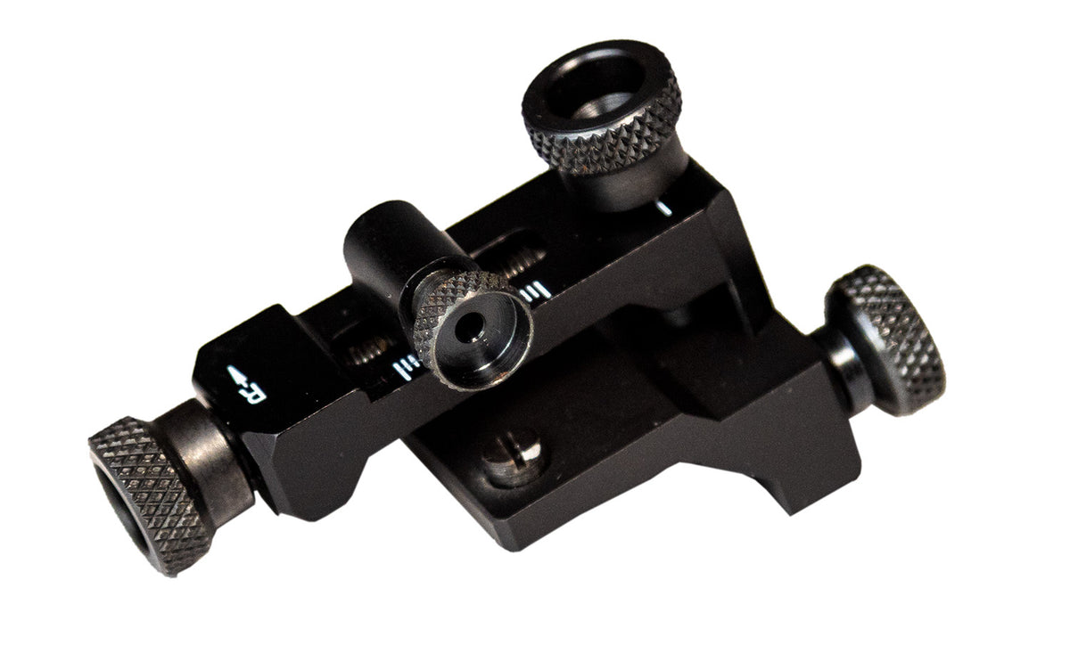 CVA AC1750 Micro-Adjust Williams Western Long Range Rear Peep & Front Globe Sight Reticle Kit Black