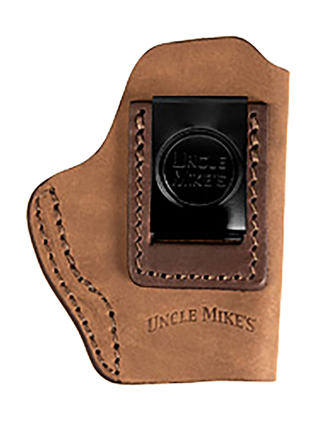Uncle Mikes-leather(1791) UMIWB1BRWA Inside the Waistband IWB Size 01 Brown Leather Belt Clip Fits Walther PPK