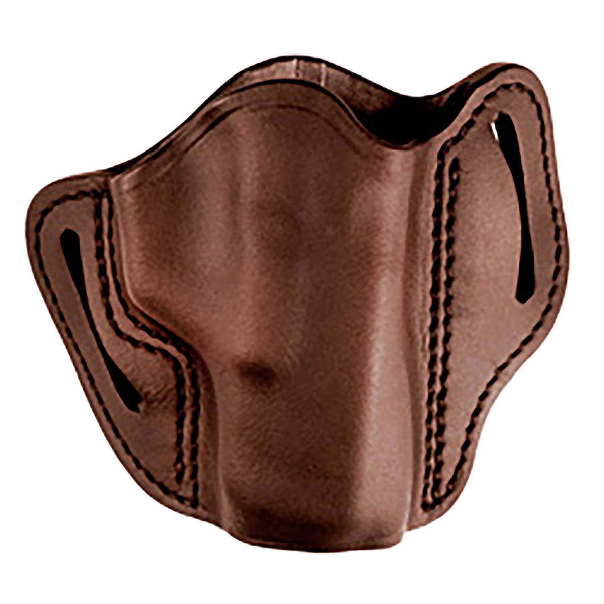 Uncle Mikes-leather(1791) UMOWB2BRWR Outside The Waistband OWB Size 02 Brown Leather Compatible w/Glock 17/19, Belt Slide Mount, Right Hand