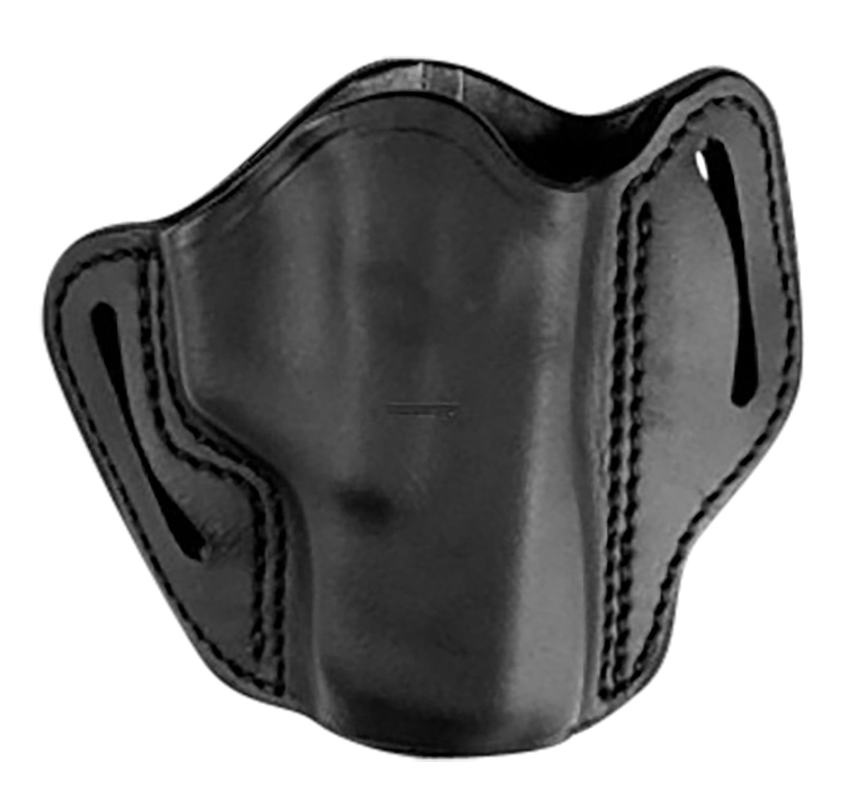 Uncle Mikes-leather(1791) UMOWB4MBLR Outside The Waistband OWB Size 04 Matte Black Leather Belt Slide Fits Sig P320 Right Hand