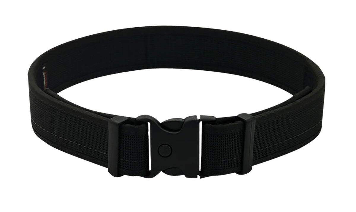 Uncle Mikes-leather(1791) BLTUM32/36MBL Gun Belt Matte Black Leather 32/36 1.50" Wide Buckle Closure