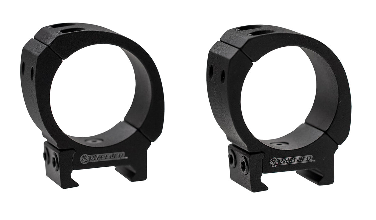 Wheeler 1133754 Sporter Scope Rings Black 34mm Medium