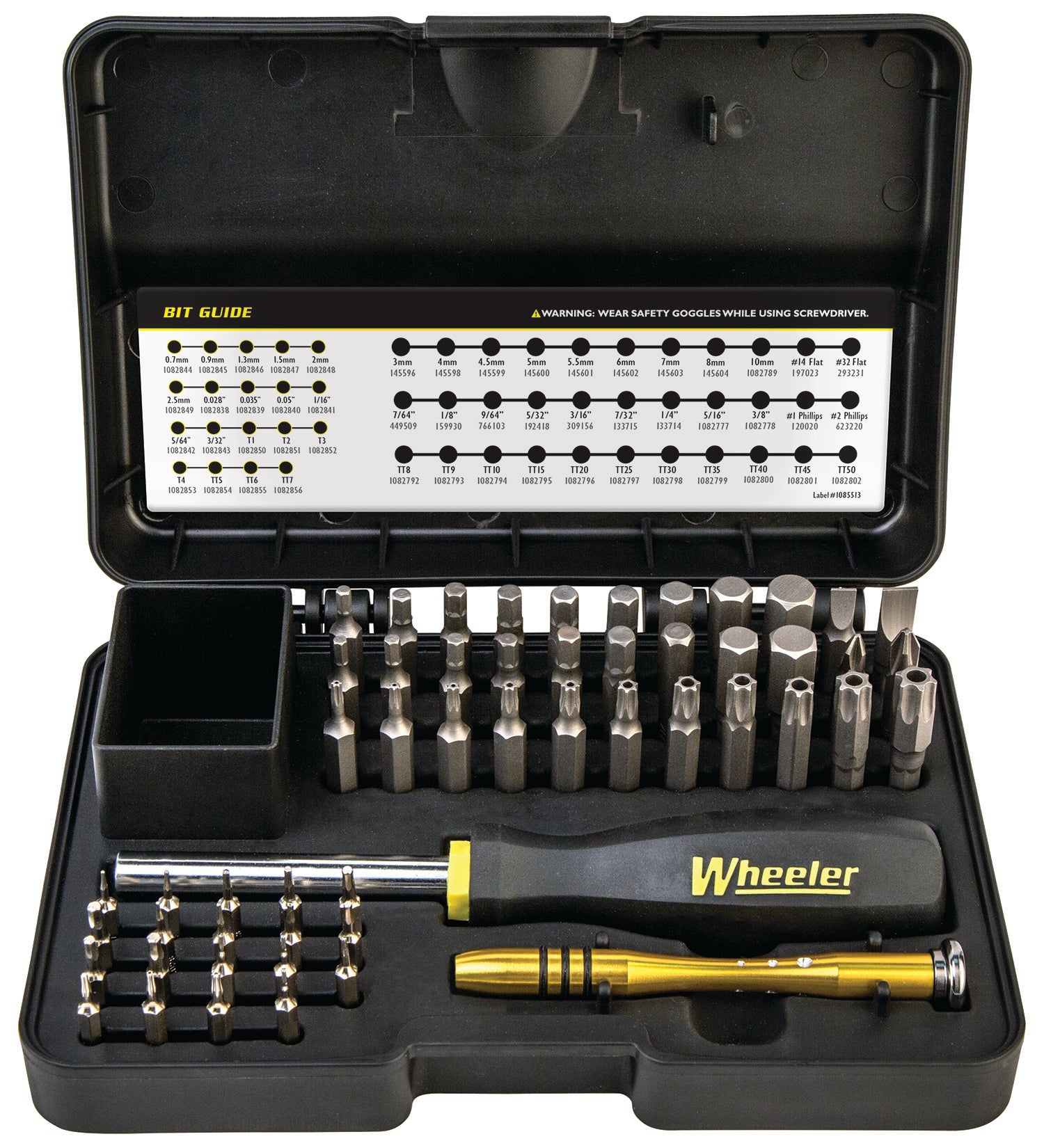 Wheeler 4001007 Hex-Torx Screwdriver Set 65 Pieces