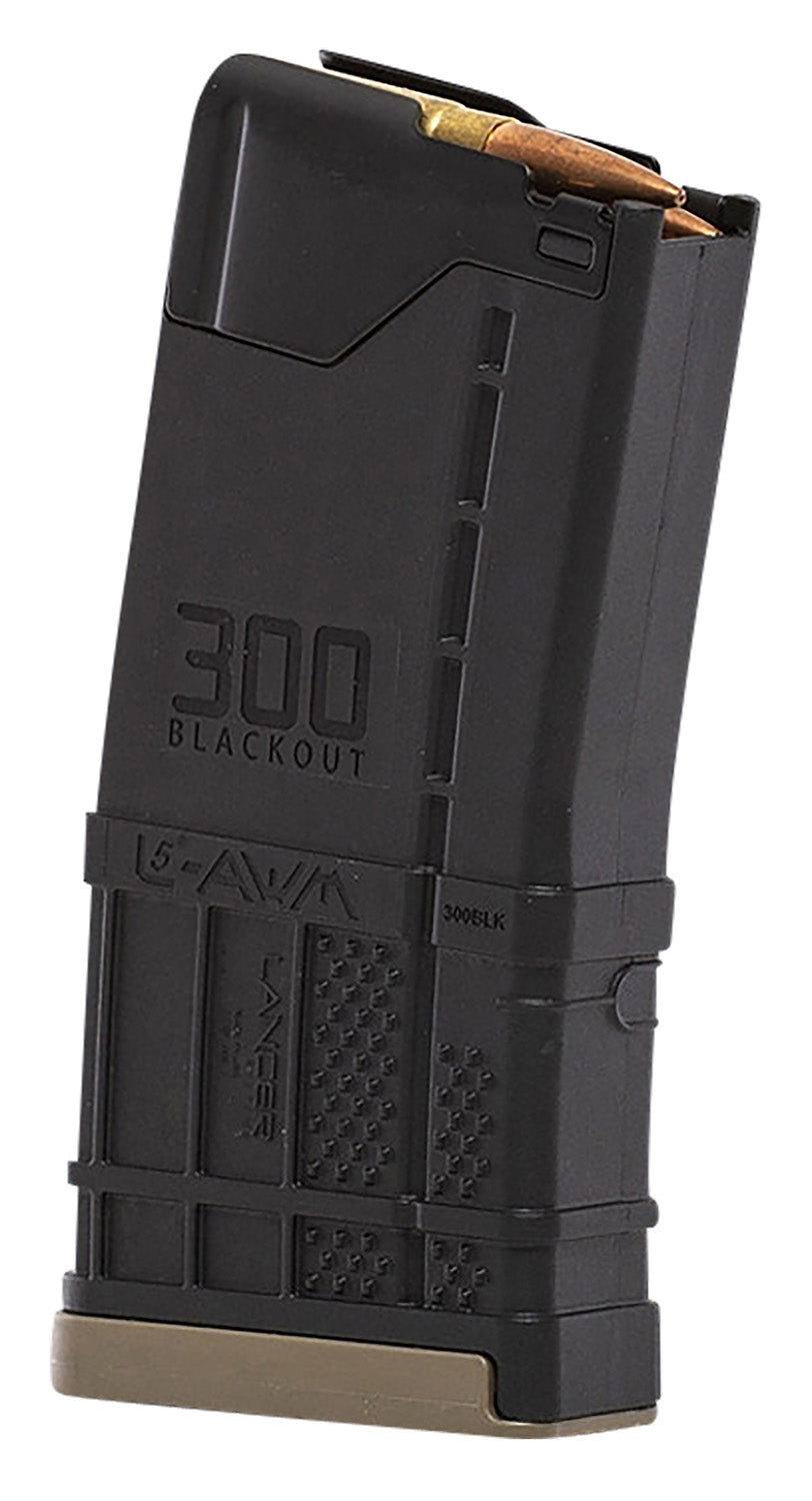 Lancer L5AWM Blackout 20rd 300 Blackout For AR-15 Opaque Black Polymer