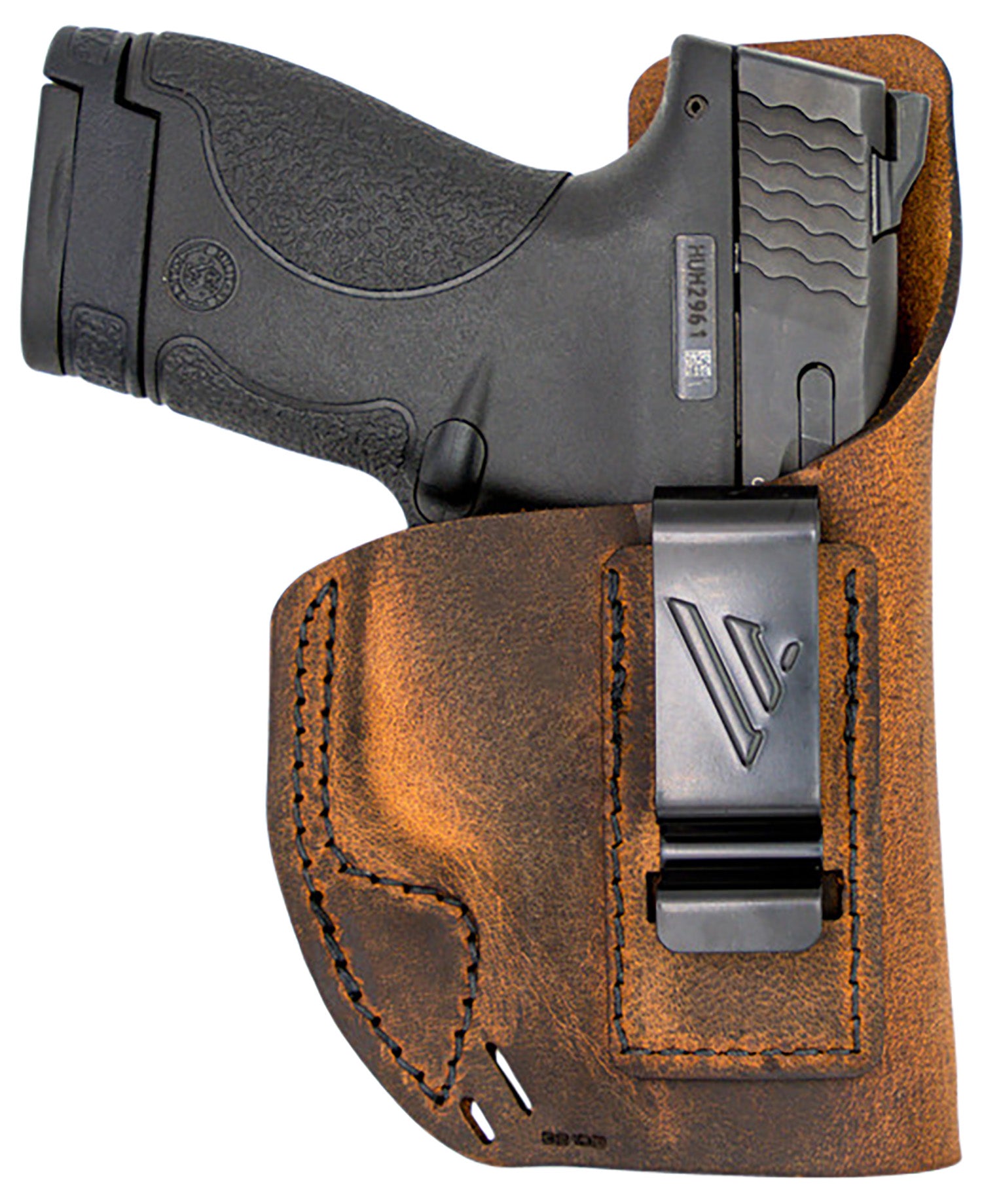 Versacarry 32102 Element IWB Size 02 Brown Leather Belt Clip