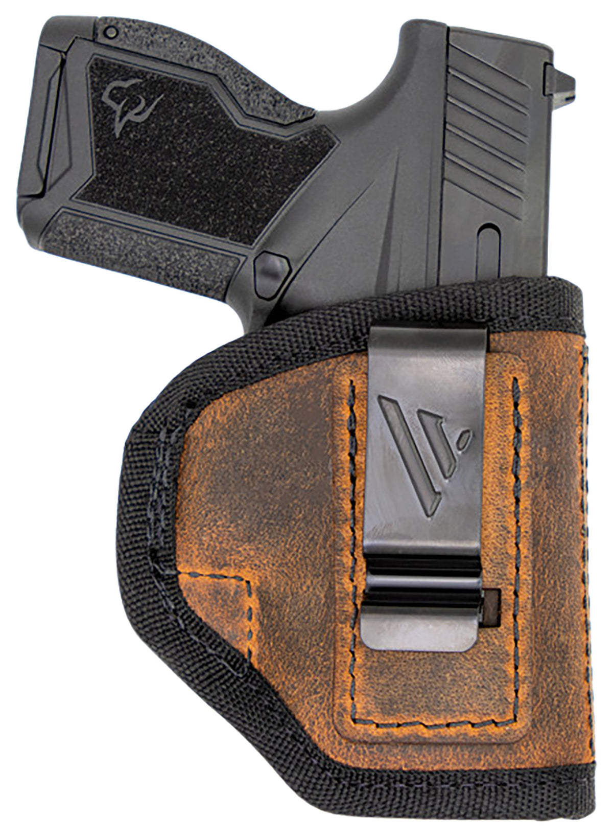 Versacarry RA2112 Ranger IWB Size 02 Brown Leather Belt Clip