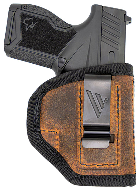 Versacarry RA2112 Ranger IWB Size 02 Brown Leather Belt Clip