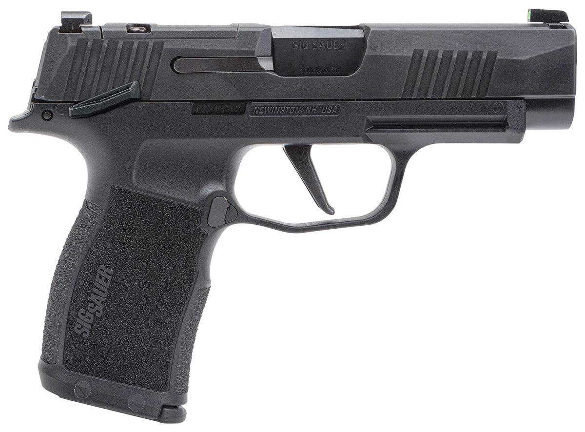 Sig Sauer 365XL9BXR3PMS10 P365XL *MA Compliant 9mm Luger 10+1 3.70" Black Barrel, Black Nitron Optic Ready/Serrated SS Slide, Black SS Frame w/Beavertail & Black Polymer Grips