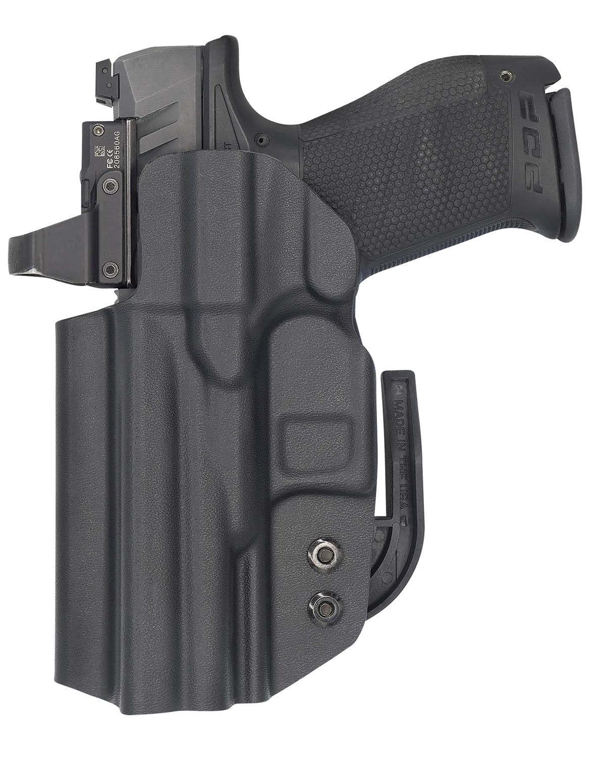 C&G Holsters 1214100 Covert IWB Black Kydex Belt Clip Fits Walther PDP 4" Right Hand