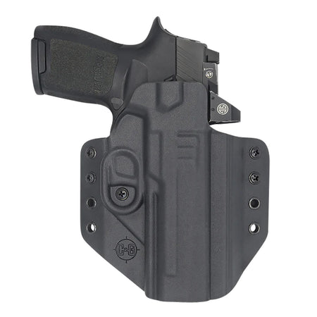 C&G Holsters 0286100 Covert OWB Black Kydex Fits Sig P320 Right Hand