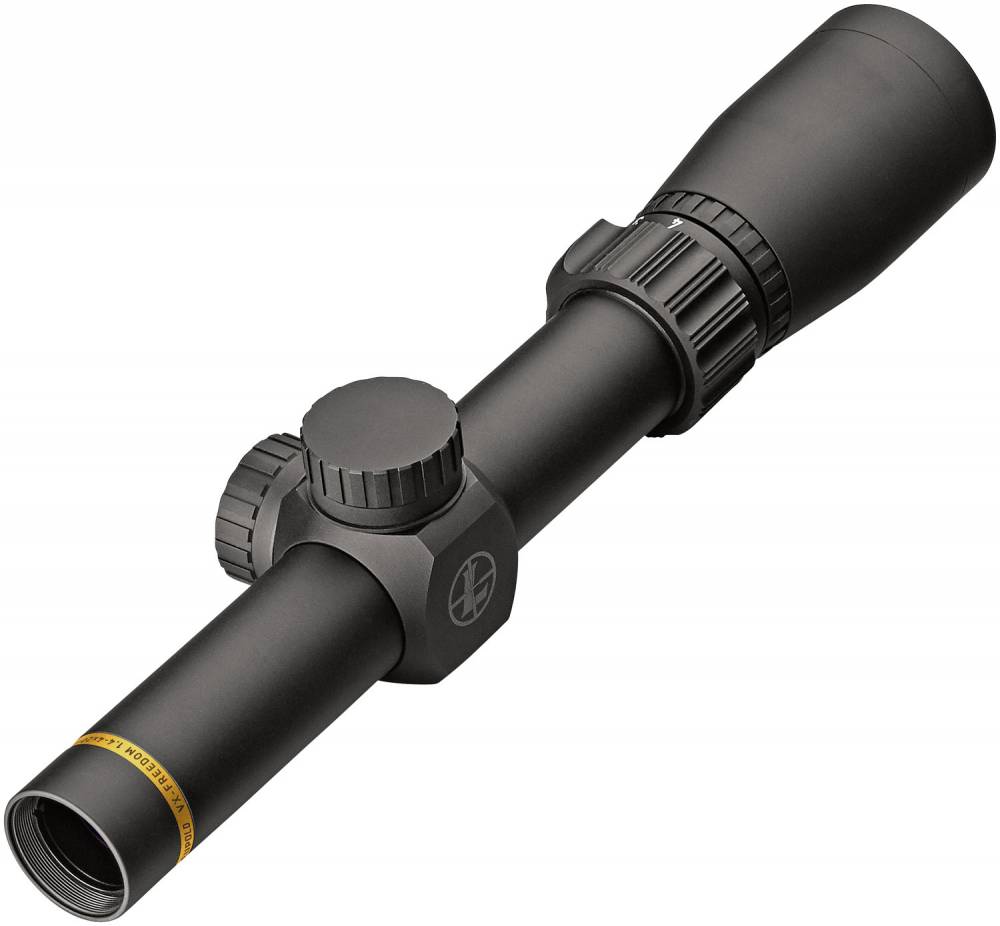 Leupold 174176 VX-Freedom 1-4x 20mm Obj 74.20-29.40 ft @ 100 yds FOV 1" Tube Black Matte Finish Duplex (SFP)