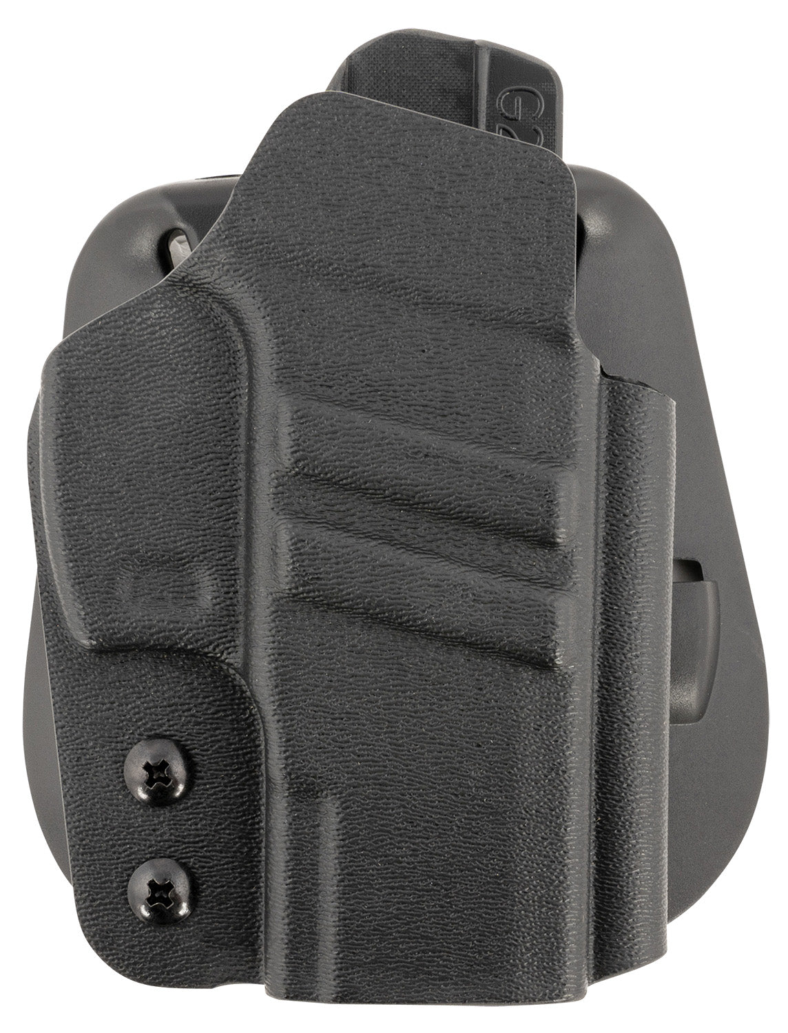 1791 Gunleather TACOWBG2CG3BLKR Tactical Kydex OWB Black Kydex Fits Taurus G2C/G3 Right Hand