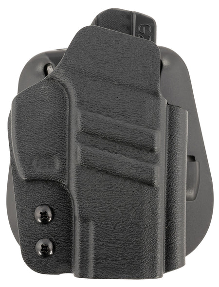 1791 Gunleather TACOWBG2CG3BLKR Tactical Kydex OWB Black Kydex Fits Taurus G2C/G3 Right Hand
