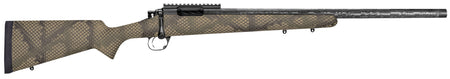 Proof Research 135198 Glacier Full Size 7mm PRC 4+1 24" Carbon Fiber Match Grade Threaded Barrel, Black Cerakote Steel Receiver, Picatinny Rail, PROOF Hunter TFDE Carbon Fiber Stock Right Hand