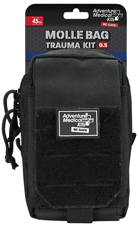 Adventure Medical Kits 20640301 MOLLE Bag Trauma Kit 0.5 Stop Bleeding Black 707708003011