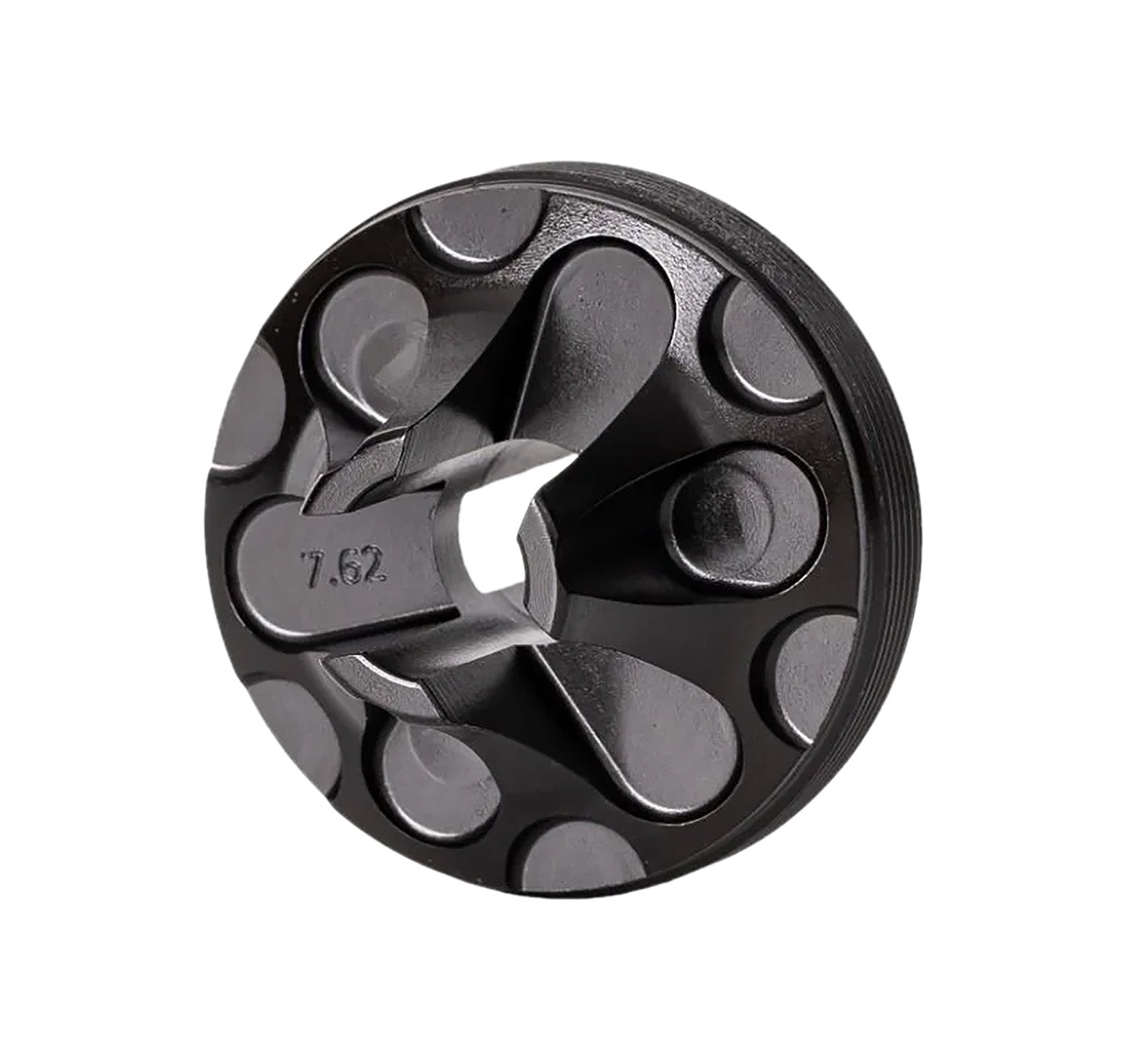 Rugged Suppressors FC006 Flash Hider Front Cap 7.62mm, Black Steel for Some Rugged Suppressors