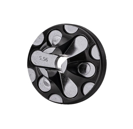 Rugged Suppressors FC007 Flash Hider Front Cap 5.56mm, Black Steel