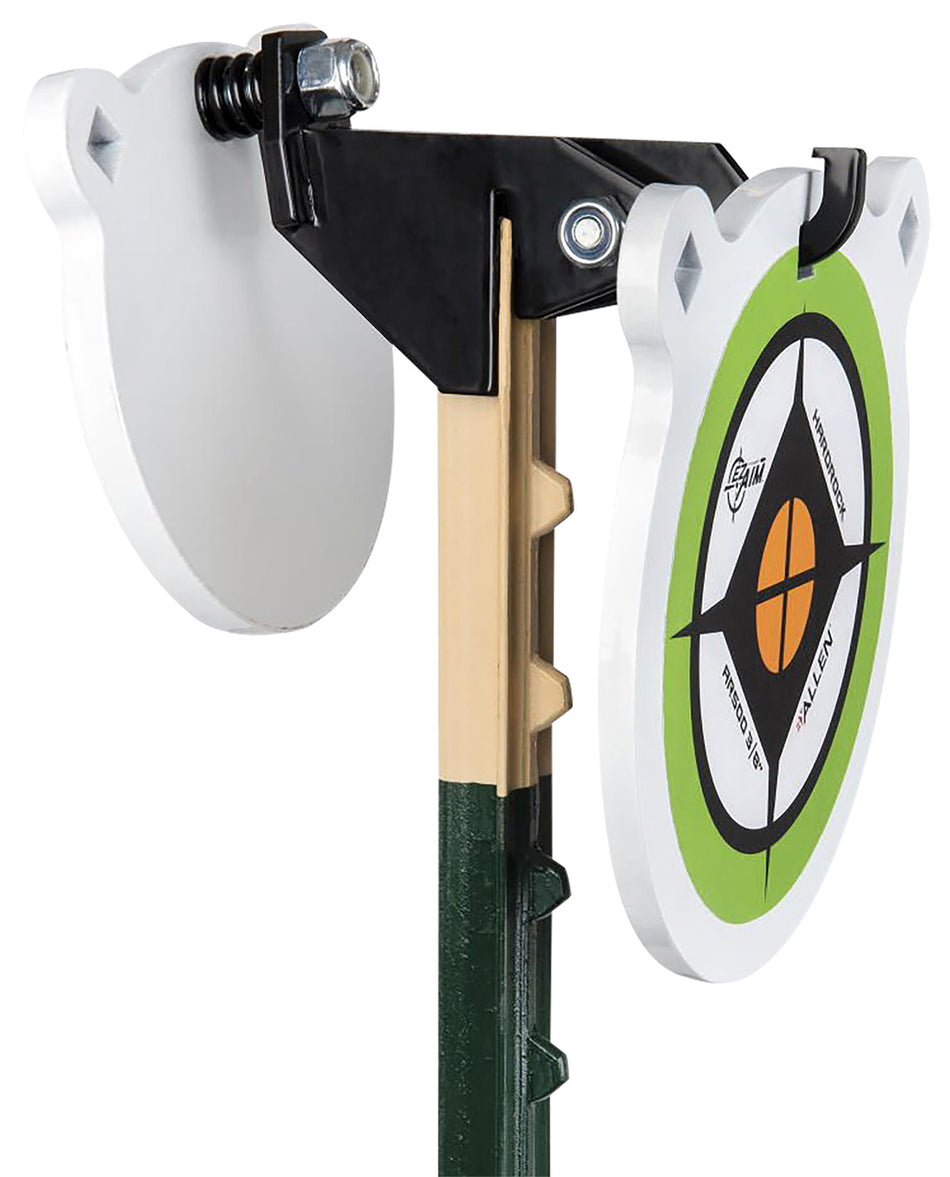 EZ-Aim 15634 Fence Topper Gong Hook & Recoil Spring Black/Brown Steel 7"