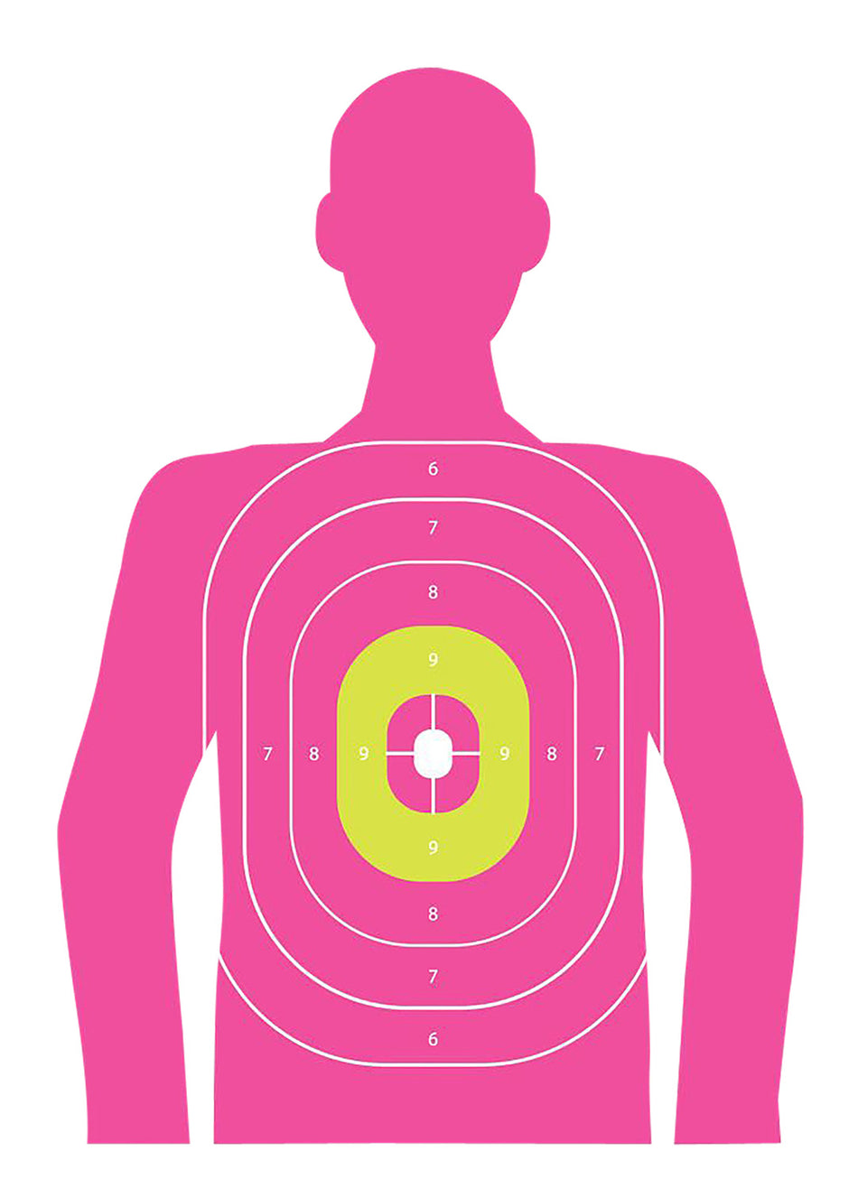EZ-Aim 15646 In the Pink Paper Works w/Handgun/Shotgun/Airsoft Gun/BB Guns/Pellet Gun 12 x 18 Pink 8 Pack