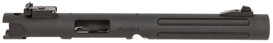 Tactical Solutions PLIV6TEMBRF Pac-Lite Barrel & Receiver 22 LR 6" Fluted Threaded Black Anodized Chrome Moly Steel, Fits Ruger 22/45/Mark IV/Mark II/Mark IV 22/45