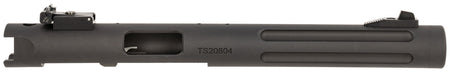 Tactical Solutions PL6TEMBRF Pac-Lite Barrel & Receiver 22 LR 6" Fluted Threaded Black Anodized Chrome Moly Steel, Fits Ruger 22/45/Mark I/II/III