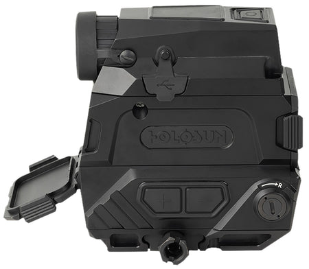 Holosun DRSNV DRS-NV Black Anodized 1x/8x 1.25" x 0.98" 2 MOA Red Dot/65 MOA Circle Multi Reticle Fusion Night Vision Overlay