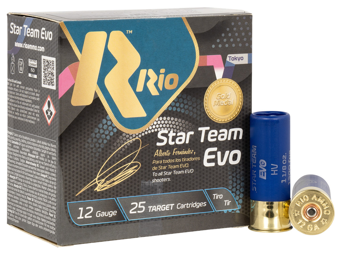 Rio Star Team Evo 32 High Velocity 12 Gauge 2 3/4" 1 1/8 oz #7.5 Shot