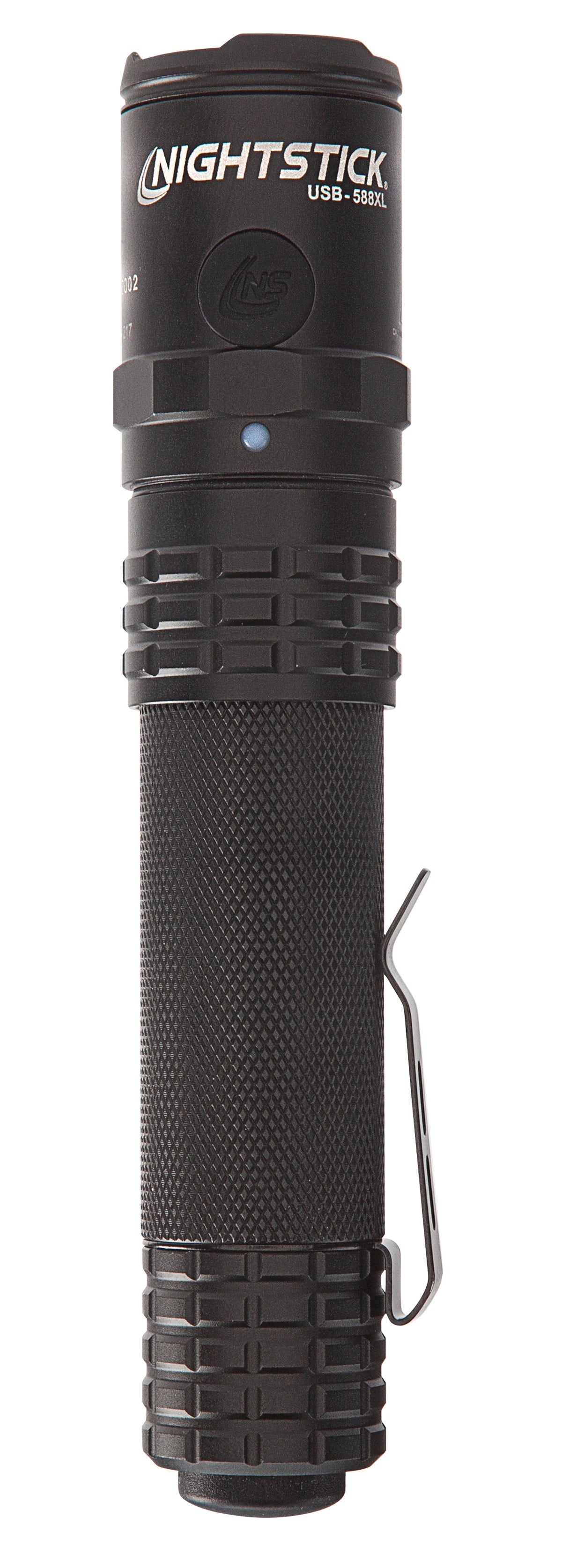 Nightstick USB588XL USB Dual-Light Tactical Flashlight Black Anodized 125/350/450/850/1,100 Lumens White LED