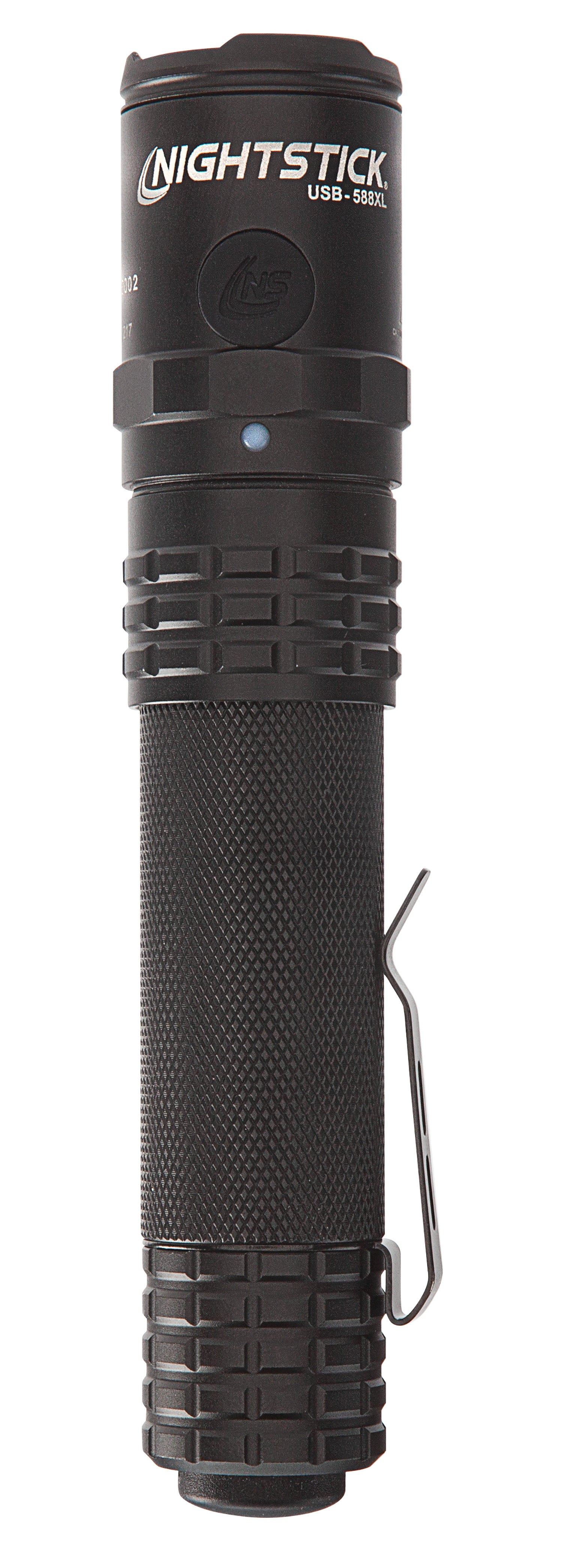 Nightstick USB588XL USB Dual-Light Tactical Flashlight Black Anodized 125/350/450/850/1,100 Lumens White LED