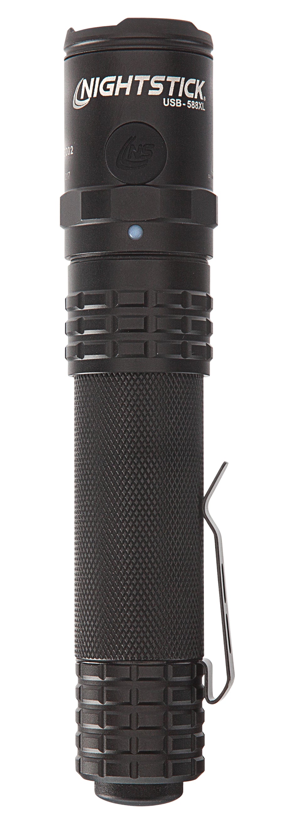 Nightstick USB588XL USB Dual-Light Tactical Flashlight Black Anodized 125/350/450/850/1,100 Lumens White LED