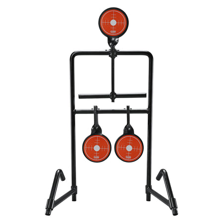 Champion Targets 40870 Gong Auto Reset Handgun Black/Orange Standing 3 Targets