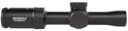 Geissele Automatics Super Precision Black Anodized Black 1-6x26mm 30mm Tube Illuminated DMRR-1 Reticle
