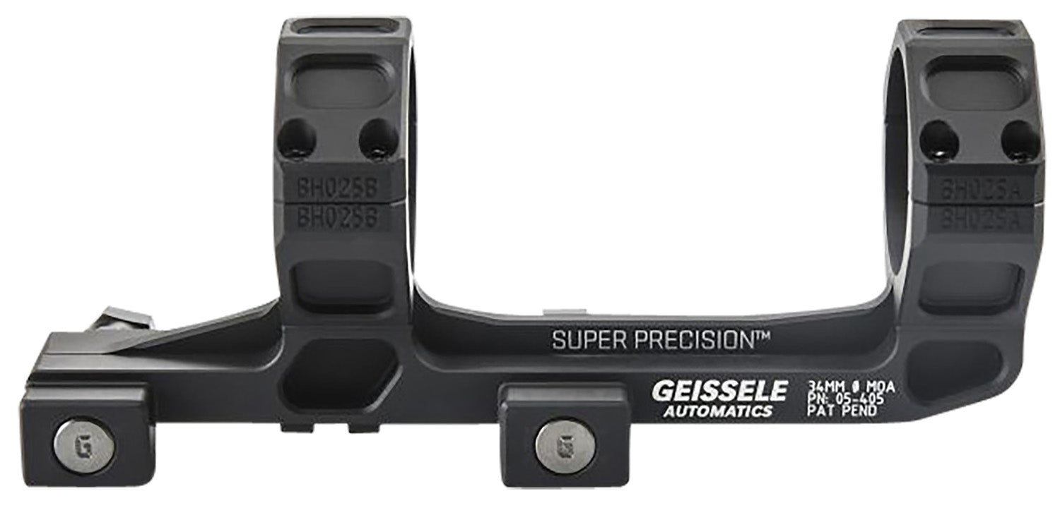 Geissele Automatics AR15 Super Precision Scope Mount/Ring Combo Black Anodized 817953020289