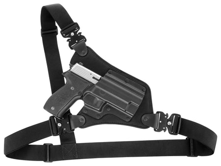 Galco HR212RB High Ready Fits Chest Up To 58 " Black Kydex/Nylon Shoulder/Torso Strap Fits Kimber 1911/Colt 1911/AMT Hardballer Right Hand