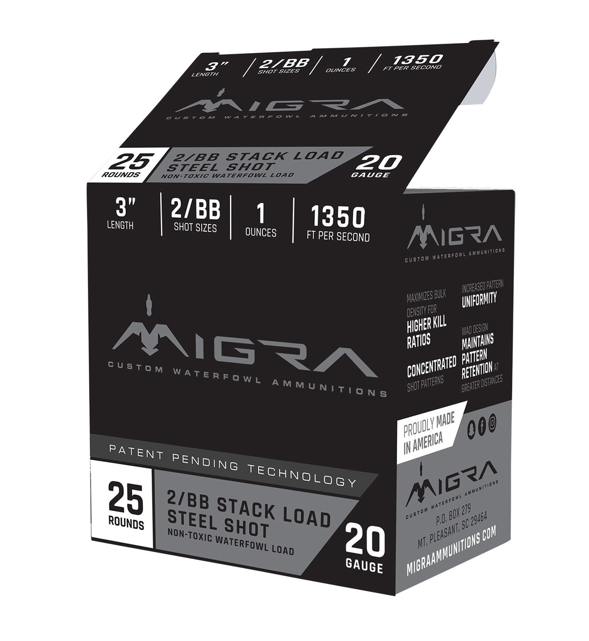 Migra Staxd Combinational Hunting 20 Gauge 3 in 1 oz #4 / 6